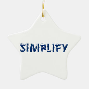 Simplify Ceramic Tree Decoration