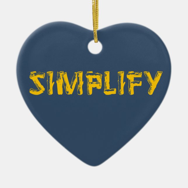 Simplify Ceramic Tree Decoration (Front)