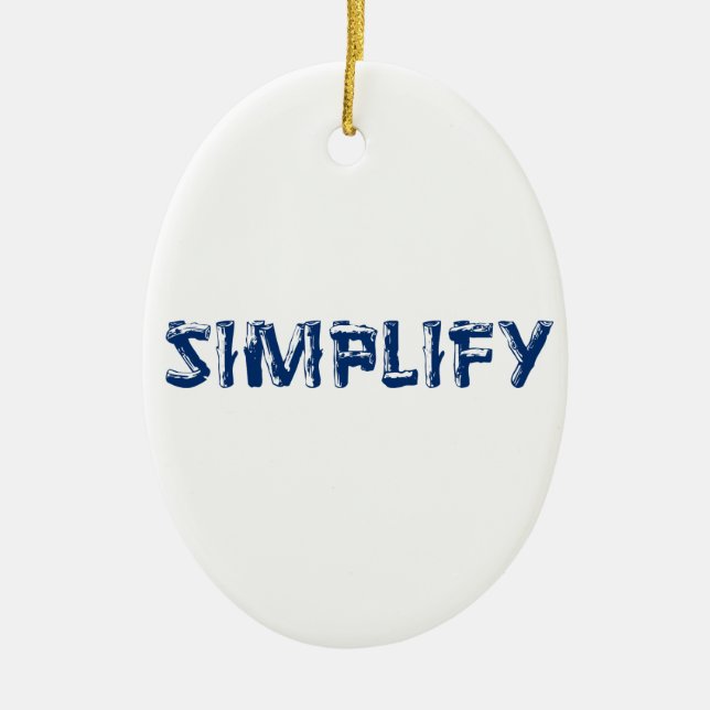 Simplify Ceramic Tree Decoration (Front)