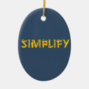 Simplify Ceramic Tree Decoration