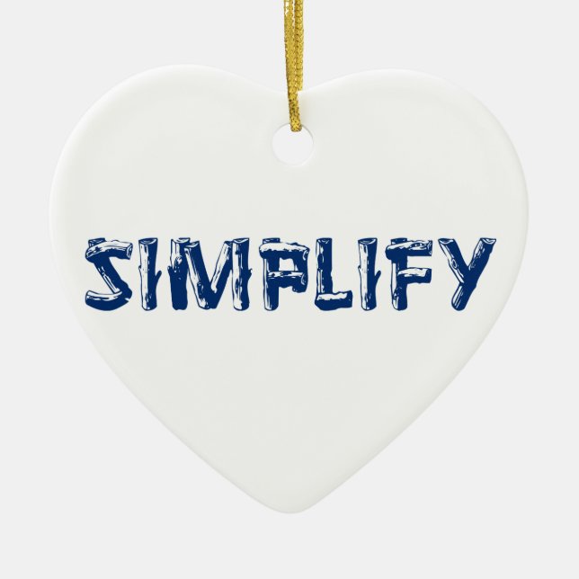 Simplify Ceramic Tree Decoration (Front)