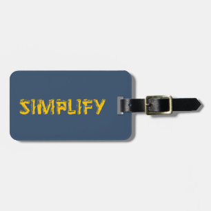 Simplify Luggage Tag