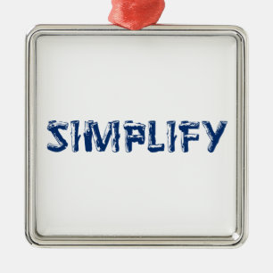 Simplify Metal Tree Decoration