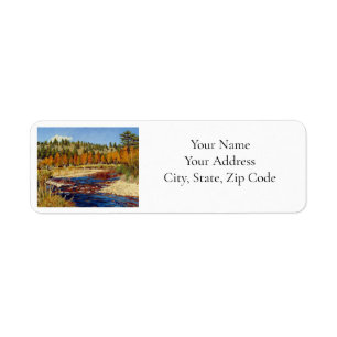 Simplify Return Adress with Orange Green Blue Red