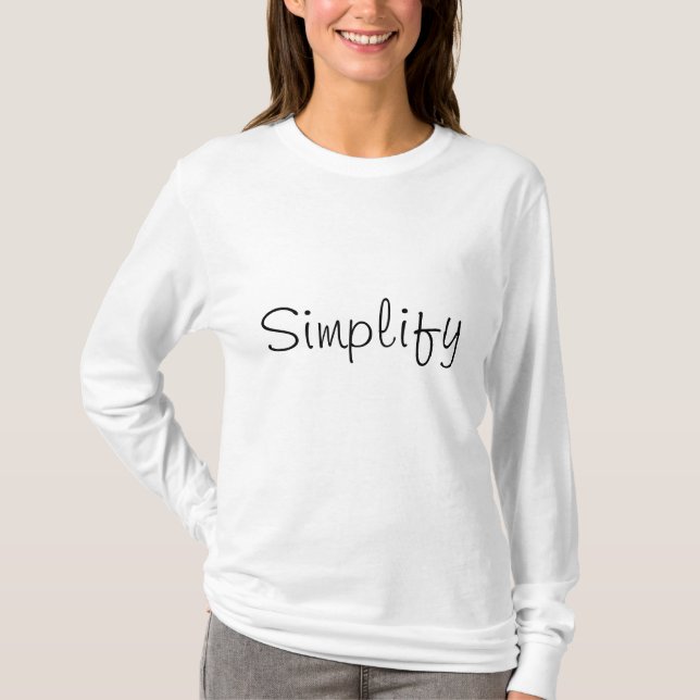 Simplify T-Shirt (Front)