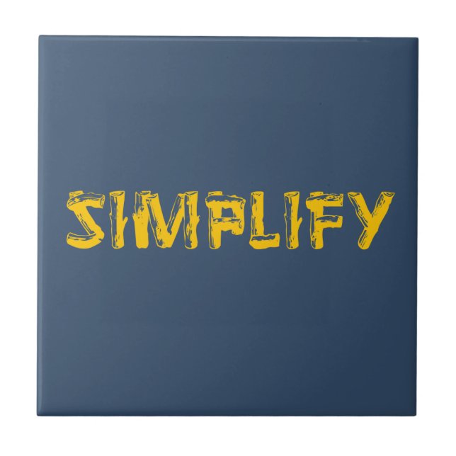 Simplify Tile (Front)