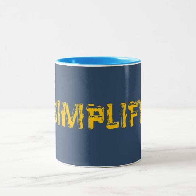 Simplify Two-Tone Coffee Mug (Center)
