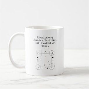 Simplifying Complex Problems Math Student Succes Coffee Mug