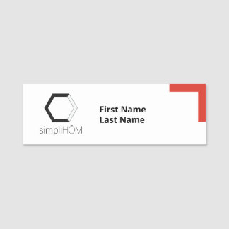 simpliHŌM name tag