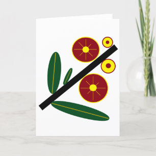 "Simplistic Imagery" Blank Greeting Card