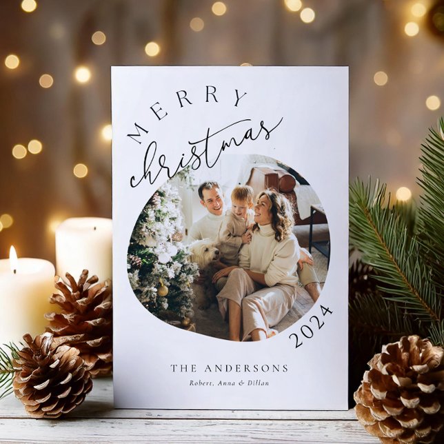 Simplistic Photo Holiday Card  (Creator Uploaded)