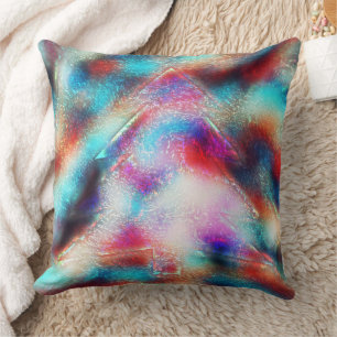 Simplistic pine tree design in outrageous texture  cushion