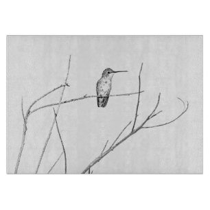 Simply a Hummingbird on a stick Cutting Board