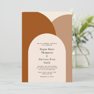 Simply Arches Wedding Invitation
