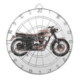 Simply Beautiful Classic Motorcycle Dartboard