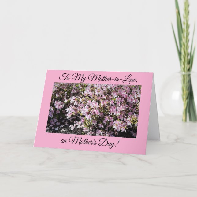 Simply Beautiful, Mother-in-law, Mother's Day Card (Front)