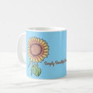Simply Beautiful Sunflower Coffee Mug