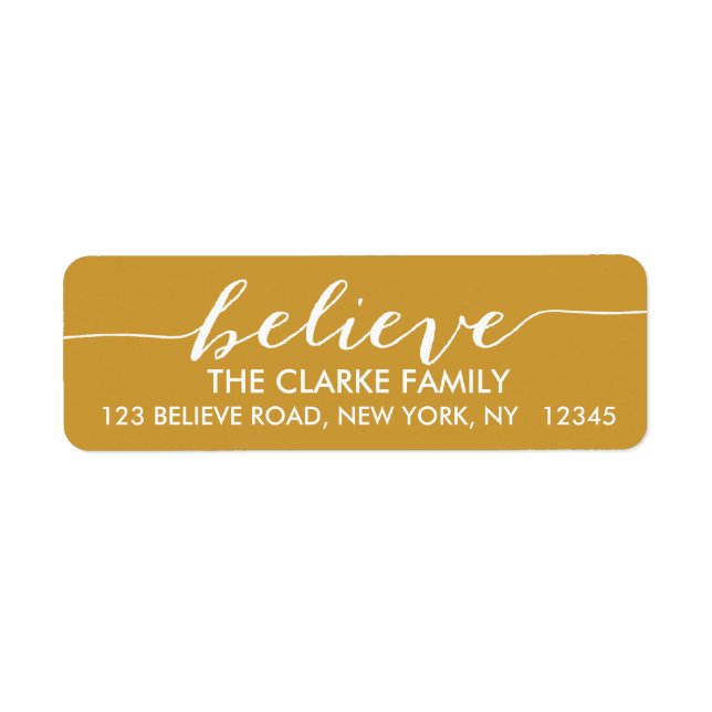 Simply Believe Gold Holiday (Front)