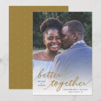 Simply Better Together Script Full Photo | Gold