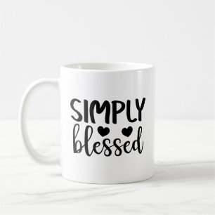 Simply Blessed Coffee Mug