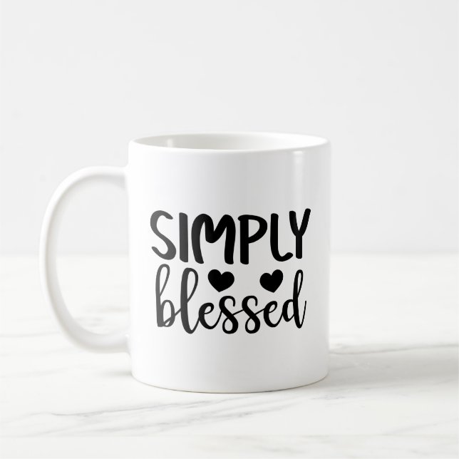 Simply Blessed Coffee Mug (Left)