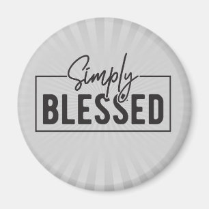 Simply Blessed Faith Based  Magnet