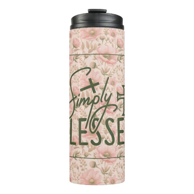 Simply Blessed Thermal Tumbler (Front)