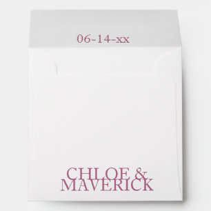 Simply Bold Square Wedding envelopes