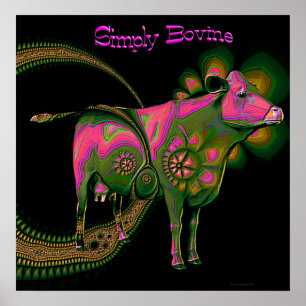Simply Bovine Poster