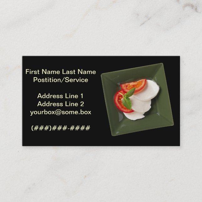 Simply Catering Business Card (Front)