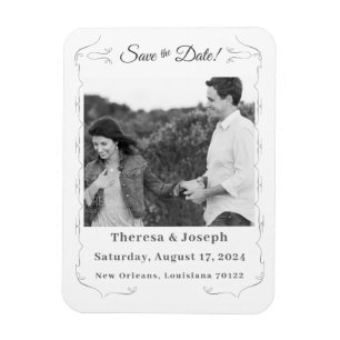 Simply Catholic Wedding Invitation Magnet
