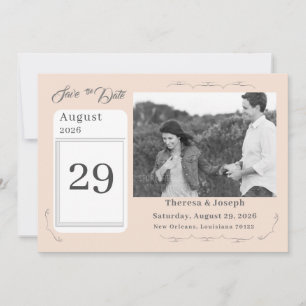 Simply Catholic Wedding Save The Date