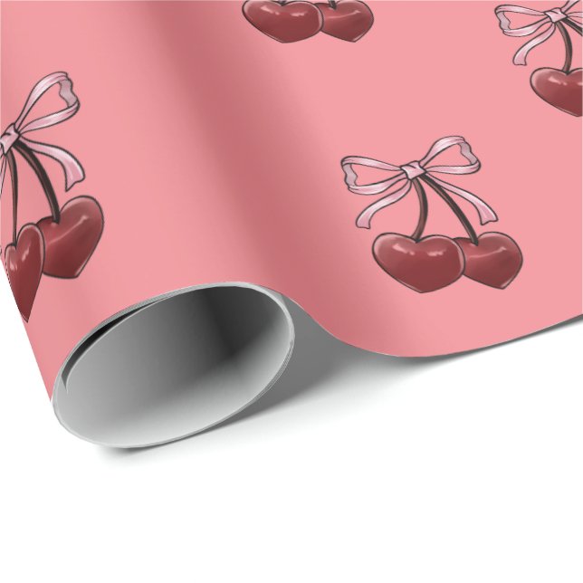 Simply Cherries Wrapping Paper (Roll Corner)