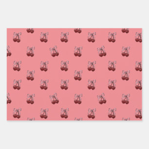 simply Cherries Wrapping Paper Sheet