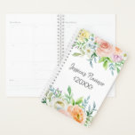Simply Chic Floral Blooms Planner<br><div class="desc">Keep all those important dates written down in style with this simply chic floral blooms planner.</div>