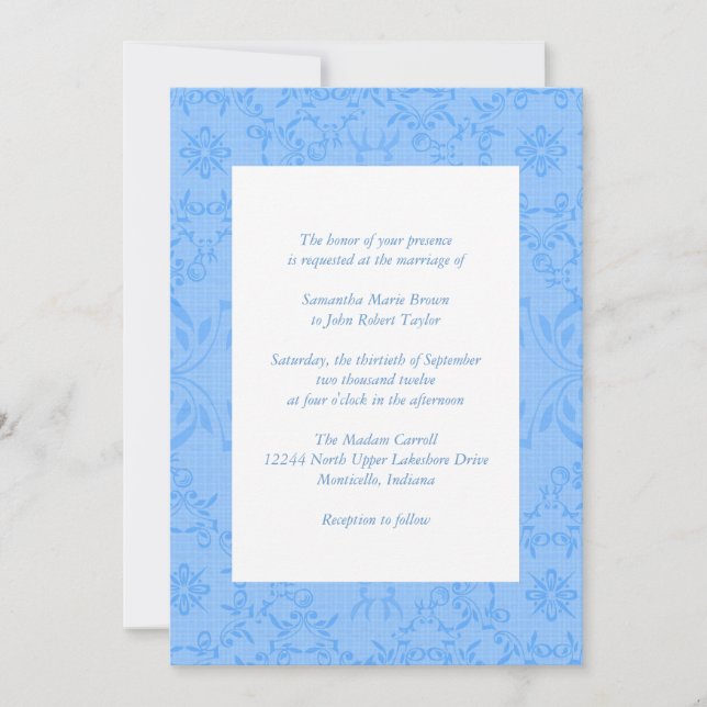 Simply Chic Wedding Invitations (Front)