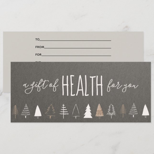 Simply Christmas Chiropractic Gift Certificate (Front/Back)