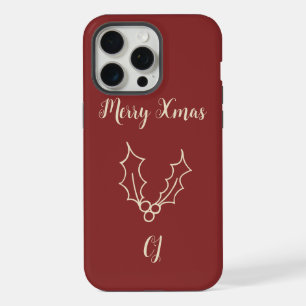 Simply Christmas Collection - Holly iPhone 15 Pro Max Case