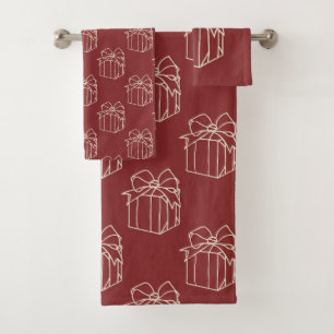 Simply Christmas Collection - Present Bath Towel Set