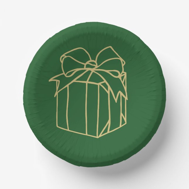 Simply Christmas Collection - Present Paper Plate (Front)