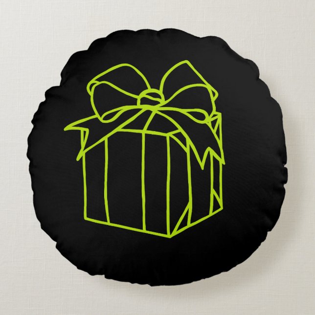 Simply Christmas Collection - Present Round Cushion (Front)