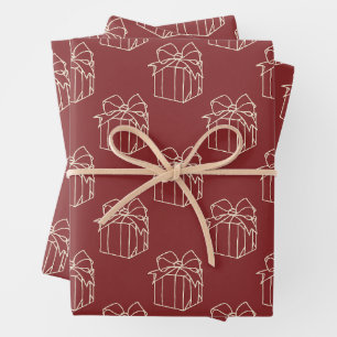 Simply Christmas Collection - Present Wrapping Paper Sheet