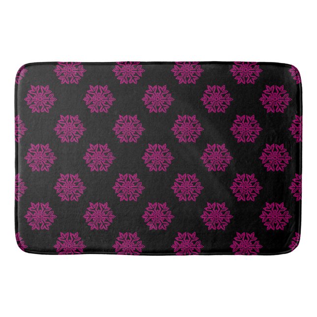 Simply Christmas Collection - Snowflake Bath Mat (Front)