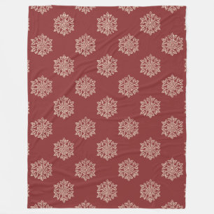 Simply Christmas Collection - Snowflake Fleece Blanket