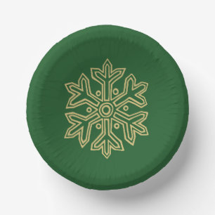 Simply Christmas Collection - Snowflake Paper Plate