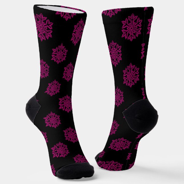Simply Christmas Collection - Snowflake Socks (Angled)