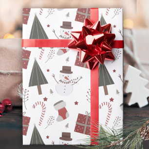 Simply Classic Country Christmas Nostalgic Wrapping Paper