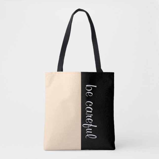 Simply colours LIGHT BROWN & your Text Tote Bag (Front)