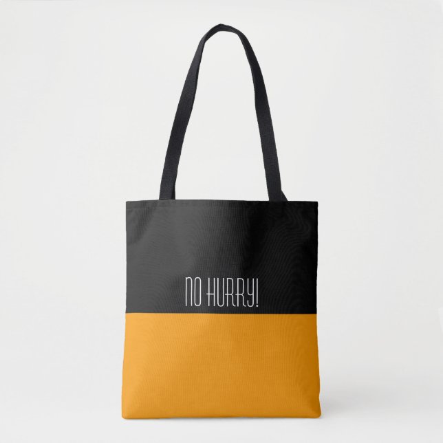 Simply colours ORANGE & your Text Tote Bag (Front)