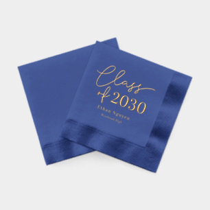 Simply Confident Graduation Party Foil Napkins